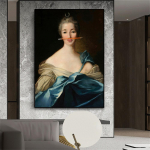 Vintažinis modifikuotas portreto plakatas Juokingas sienų menas George'as Washingtonas Modifikuotas spaudinys Klasikinis aliejinis paveikslas Namų dekoras Drobės tapyba 21x30 No Frame