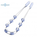 Meridian Dredging Muscle Relaksation Kūno masažo volelis 8 kamuoliukai Ergonomi&scaron;ka rankena Volelis Tipas Nugaros dirželis Masažuotojas Sveikata Grožis mėlyna