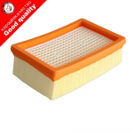 Plok&scaron;čias klostuotas filtras KARCHER MV4 MV5 MV6 WD4 WD5 WD6 &scaron;lapio ir sauso dulkių siurblio dalims #2.863-005.0 HEPA filtrai