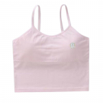 Medvilninė liemenėlė paauglių apatinių drabužių mergaičių treniruočių liemenėlė Crop Top 8&ndash;14 metų one size balta