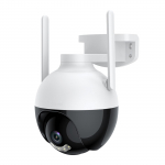 Lauko WiFi PTZ kamera 4MP belaidė WiFi IP kamera namų apsaugos sistema su 360 laipsnių vaizdu Spalvotas naktis
