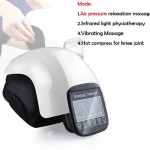 Belaidis elektrinis &scaron;ildomas kelio masažuoklis, skirtas kelio sąnarių skausmui kaitinantis vibracijos terapijos įtvaras, oro kompresinis masažuoklis UNITED KINGDOM