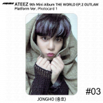 ATEEZ 9-asis mini albumas THE WORLD EP.2 OUTLW Platform Ver Official Photocard 1 2 3 Jongho - Photocard1 #3