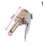 Žalvarinis automobilio padangų pripūtimo vožtuvo jungtis oro griebtuvo padangos spaustuko užrakinamas automobilio adapteris 40*8mm