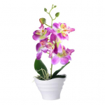 Dirbtinis gėlių vazonas Phalaenopsis Bonsai Ornament Balkanas Namų kra&scaron;tovaizdžio dekoras violetinė