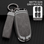 Metalinis Odinis Automobilio Raktų Dėklas Pakabukas Jeep Renegade Compass Grand Cherokee Chrysler 300C Wrangler Dodge Automobilio Priedai pilka
