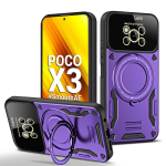 Skirtas Xiaomi Poco X3 NFC dėklas Magsafe magnetiniam belaidžio įkrovimo dėklui PocoX3 X3 X 3 Pro žiediniam stovui telefono galinis dangtelis For Poco X3 Pro