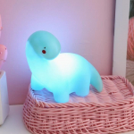 Animacinis naktinis LED &scaron;viestuvas Mielas DEKORAVIMAS Lempos Me&scaron;kiukas Mėnulis Dinozauras Mergaitė Vaikai Vaikai Žaislai Dovana
