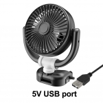 5V 12V 24V Automobilinis ventiliatorius 360&deg; besisukantis Automobilio oro ventiliacijos ventiliatorius Mažo triuk&scaron;mo Automobilio prietaisų skydelio oro ventiliacijos au&scaron;inimo ventiliatorius Automobiliui Sunkvežimiui SUV Vasarą