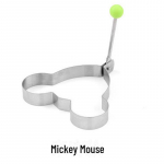 Nerūdijančio plieno omleto formavimo forma Mickey