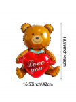11pcs Valentine's Day balloon decorations, heart-shaped foil balloons, suitable for Valentine's Day anniversary Other