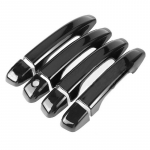 8 vnt. automobilio &scaron;oninių durų rankenų dangtelių apdailos, automobilio i&scaron;orės blizgios juodos dekoracijos lipdukai, skirti &bdquo;Honda Accord&ldquo; 2018 2019 2020 2021 m. modeliui