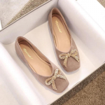 Moteri&scaron;ki plok&scaron;čiapadžiai eleganti&scaron;ki blizgūs kri&scaron;toliniai kaspinėliai madingi moteri&scaron;ki plok&scaron;čiapadžiai balerinos bateliai su rai&scaron;teliais kvadratiniu priekiu plok&scaron;ti batai moterims plok&scaron;ti batai 35