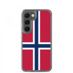 Telefono dėklas - Samsung - Galaxy S23 Plus - Norvegijos vėliava - Mink&scaron;tas - Daugiaspalvis
