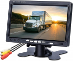 OBEST 7 colių prietaisų skydelyje montuojamas LCD monitorius DVD vaizdo automobiliui, nuotolinio valdymo pultas, perjungiamas tiesioginis 7 inches juoda