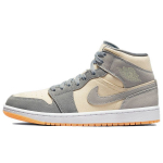 Air Jordan 1 Mid SE Coconut Milk Particle Grey Vyri&scaron;ki sportbačiai Kreminiai DN4281-100 40.5