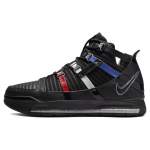 Nike Zoom LeBron 3 Retro Barbershop Vyri&scaron;ki kedai Juoda Metalinė-Sidabrinė Universiteto Raudona DO9354-001 40