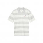 Nike Sportswear Heritage Dryžuoti Spalvoti Trumpomis Rankovėmis Polo Vyri&scaron;ki Vir&scaron;utiniai Drabužiai Photon-Grey Chiaroscuro-Halo-Yellow CU4433-028 M
