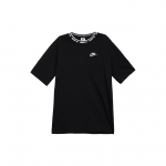 Nike Club Logotipo Spausdinimo Vintage Apvalia Kaklo Sportinis Laisvalaikio Kvėpuojantis Trumpomis Rankovėmis Mar&scaron;kinėliai Vyri&scaron;ki Vir&scaron;utiniai Drabužiai Juodi FB7310-010 XL