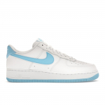 Nike Air Force 1 07 Balti Vandens Ženklo Mėlyni Vyri&scaron;ki Sportbačiai FQ4296-100 38.5