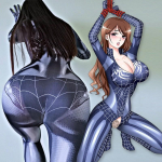 Žmogaus-voro pėdkelnės cosplay juodas voro kostiumas drag os kombinezonas seksualus One Size