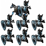 Suderinami MOC Viduramžių statybinių kaladėlių personažai Kariai Drakonų riteriai Juodasis liūtas Erelis Žaislas Dovana Kaladėlės Ūkininkas Karys X048