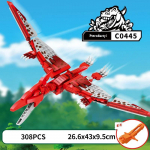 MOC Juros periodo serijos Spinosaurus Tyrannosaurus Rex konstravimo kaladėlių rinkinys Dinzauras Velociraptorius Idėjos Žaislai Vaikams Gimtadienio Dovana Paper Instruction