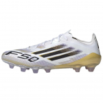 Adidas F50 Elite Patogūs Lengvi HG (Guminės trumpos smeigės) Patvarūs futbolo bateliai Unisex futbolo bateliai Balti Juodi JR1701 44