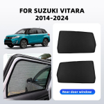 Skirta Suzuki Vitara 2014 2015 2016 2017 2018  -2024 Automobilio saulės gaudyklė Magnetinė užuolaida &Scaron;oninio lango saulės gaudyklė 2PCS Rear Windows