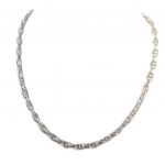 Les Tr&eacute;sors De Lily [P1716] - Chaine Argent 'Maille Marine' - 42 cm 5 mm