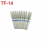 10 vnt Dental Diamond FG didelės spartos &scaron;lifavimo kapos, skirtos poliravimui, lyginamoji priemonė, gaminys odontologijos medžiaga TF-14