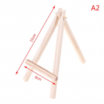 1 vnt naujausio ekrano tapybos stovo kortelės drobės laikiklis Universalus mini medinis trikojo molbertas 8*15cm