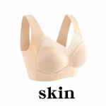 Seksuali vir&scaron;utinė besiūlė liemenėlė plius dydis be nugaros liemenėlės Push Up Women Wireless Bralette Moteri&scaron;kas apatinis trikotažas Sportinė be laidų liemenėlė be rėmelio XXL(60-70kg)