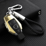Skirta Mercedes Benz W204 W212 C180 GLK300 CLS CLK CLA SLK CSE klasės nuotolinio i&scaron;maniojo automobilio rakto dėklo dangtelis Cinko lydinio raktų rinkinio krep&scaron;ys