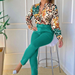 Naujas laisvalaikio kostiumas moteri&scaron;kas, eleganti&scaron;kas dviejų dalių komplektas, moteri&scaron;kas komplektas, senovinis biuro moteri&scaron;kas baroko stiliaus spausdinimo mygtukų darbo kelnių rinkinys su diržu XL