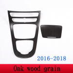 2016 m.- Mercedes-Benz E-Class W213 ABS automobilio centrinės konsolės dekoratyvinis skydelio dangtelio lipdukas, vidaus apdaila