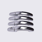 Ford Focus 2005 2006 2007 2008 2009 2010 2011 Anglies Pluo&scaron;to Chromuoti Automobilio Durų Rankenų Dangteliai Apdailos Uždėklai Stilius sidabras
