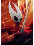Vaizdo žaidimo Hollow Knight plakatai, atspaudai, drobės tapyba, anime žaidimo sieninis paveikslas &scaron;iuolaikiniam vaikų kambariui, namų dekoravimas 60x80cm No Frame