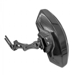 Motociklo galinis sparnas CNC aliuminio Moto galinis purvasargis Motociklo anglies pluo&scaron;tu spausdintas plastikinis purvasaugis, skirtas YAMAHA SUSUKI juoda