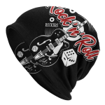 Muzika Kauliukai Rokeriai Gitaros Rockabilly Rokenrolas Plaunamas &Scaron;iltai Varpas Dviračių važinėjimas Kasdieninės pupelės Apsauga Unisex Moteri&scaron;kos kepurės One Size