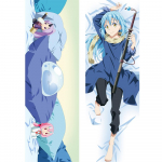 Anime Rimuru Tempest Cosplay pagalvės užvalkalas Tensei shitara Slime Datta Ken apkabinantis kūną Peacksin i&scaron;metamas pagalvės užvalkalas 40x120cm