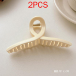 2vnt Premium galvos apdangalų rinkinys Naujas Moteri&scaron;kas mados Claw Clip Kava Juoda Akrilo Dideli Plaukų Smeigtukai Claw For Lady Clip Barrette Plaukų Priedai 2PCS
