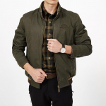 Pavasarinės ir rudeninės striukės Slim - Fit Striukės Madingos laisvalaikio dvipusės vyri&scaron;kos vir&scaron;ūnės