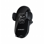 Automobilio telefono laikiklis Naujas automobilio navigacijos palaikymas &bdquo;Little Bear Cartoon Car Vent&ldquo; mobiliojo telefono laikiklis juoda