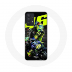 Coque pour Samsung Galaxy A32 5G Valentino Rossi motoGP 46 Pilote de vitesse