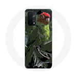 Coque pour Oppo A74 5G Pionus Perroquet Rouge Vert