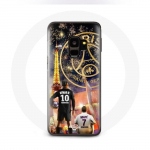 Coque pour Samsung Galaxy S9 Plus PSG Neymar et Mbapp&eacute; Joyeux no&euml;l
