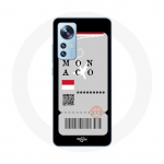 Coque pour Xiaomi Mi 12 / 12X Billet d'avion Monaco