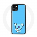 Coque pour Iphone 12 Pro Bangtan BTS BT21 Koya RM Fond Bleu