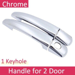 Chromo rankenų dangtelio apdaila, skirta Peugeot 208 Priedai GTI MK1 2012~2018 Lipdukai Styling 2013 2014 2015 Active Car Accessories